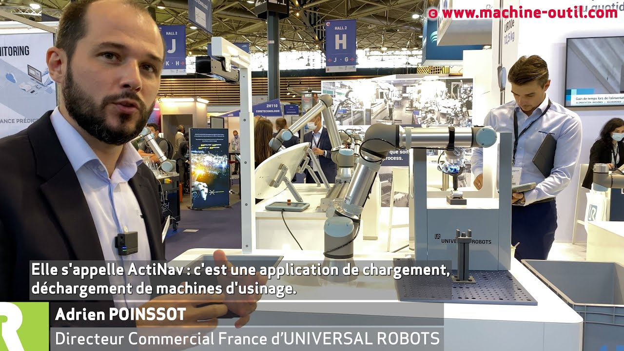 Robots collaboratifs avec exemples d'application en collage vissage chargement déchargement usinage
