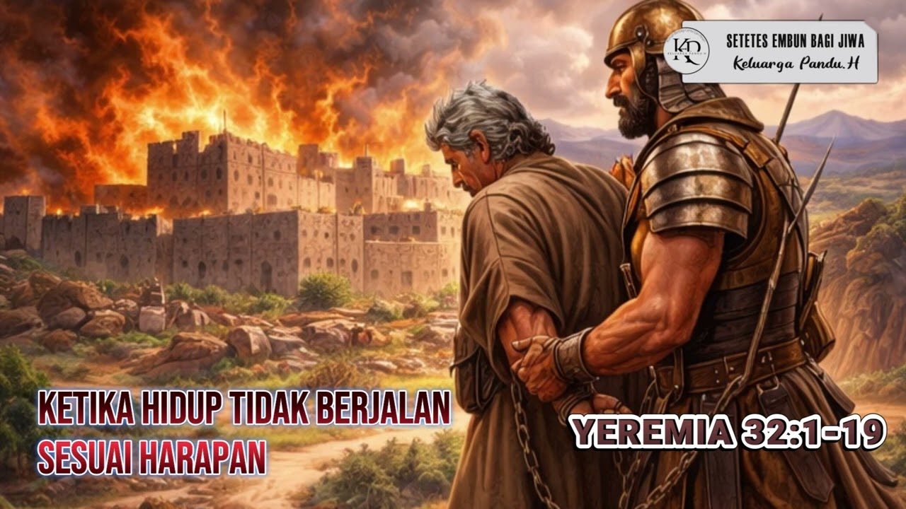 KETIKA HIDUP TIDAK BERJALAN SESUAI HARAPAN - YEREMIA 32:1-19 #setetesembunbagijiwa #renungankristen