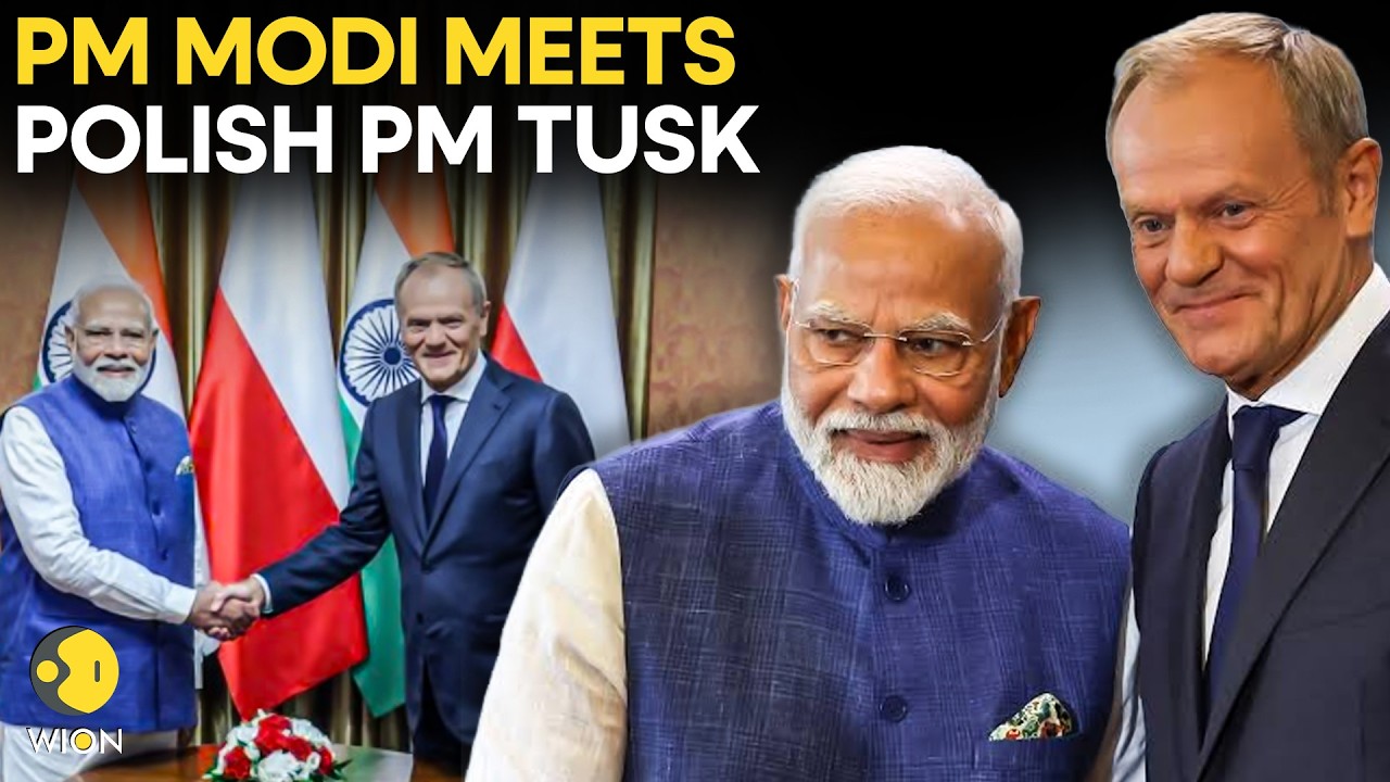 LIVE: PM Modi Meets Polish PM Donald Tusk in Delhi | India-Poland Ties | WION