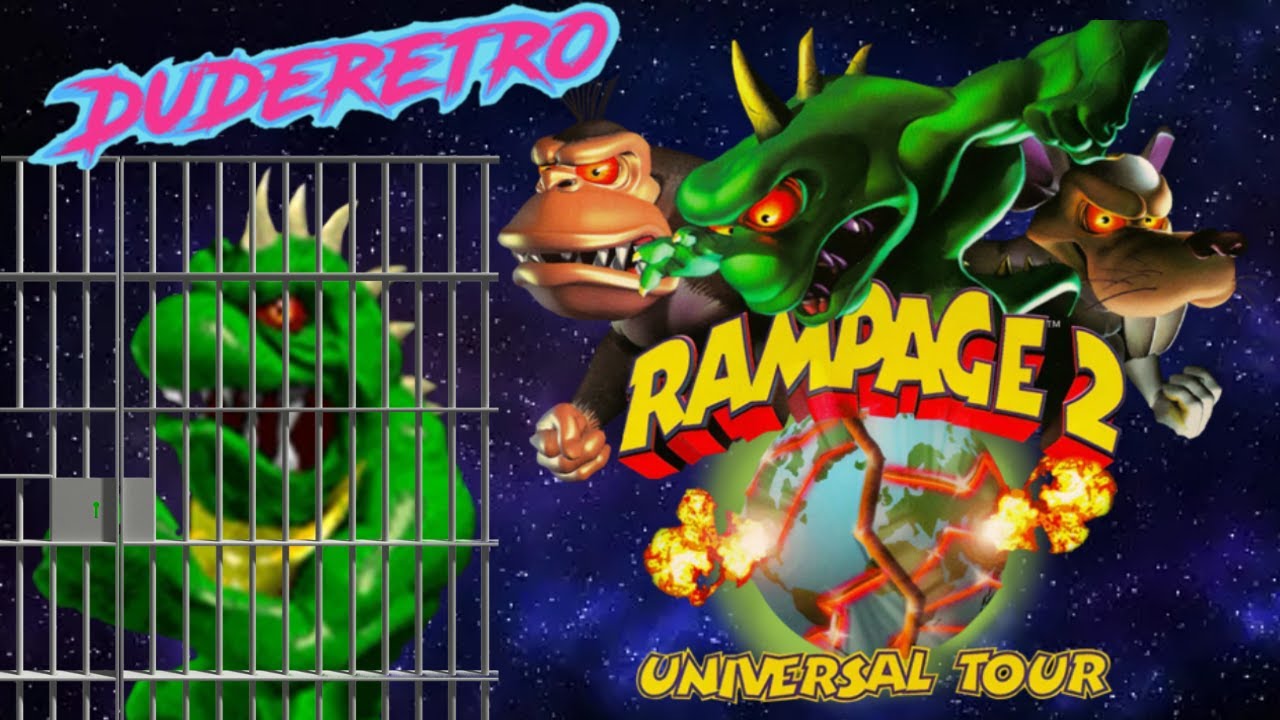 Rampaging Tokyo To Free Lizzie: DudeRetro Plays Rampage 2 Universal Tour