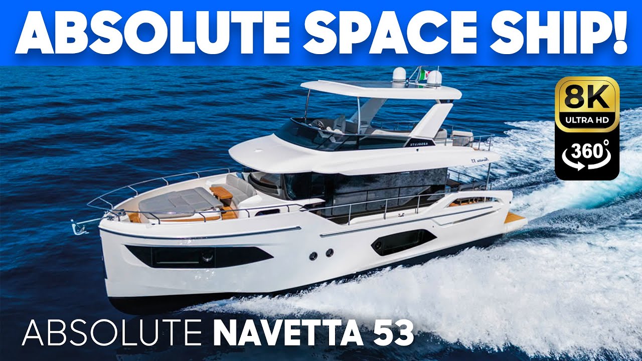Absolute Navetta 53 Full 360° Yacht Tour & Review