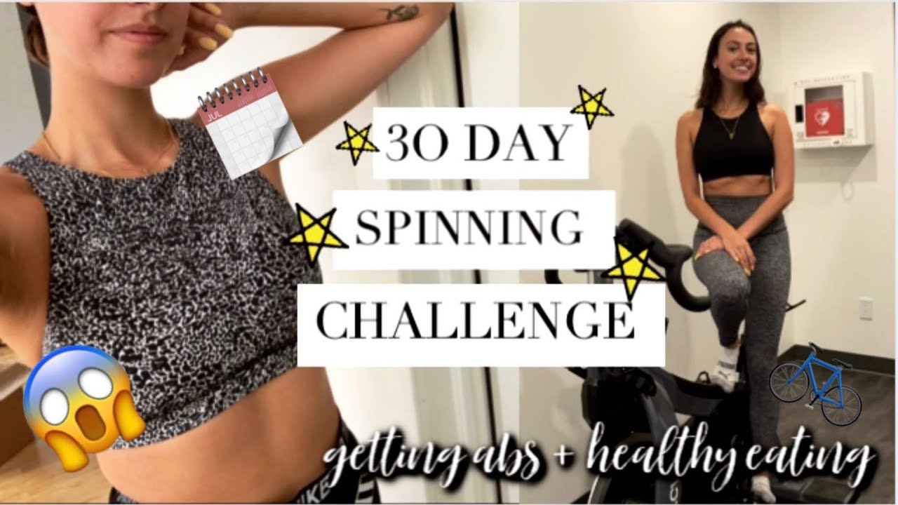 I DID 5 SPIN CLASSES A WEEK FOR A MONTH & THIS HAPPENED ... | 30 Day Fitness Challenge (+printable)