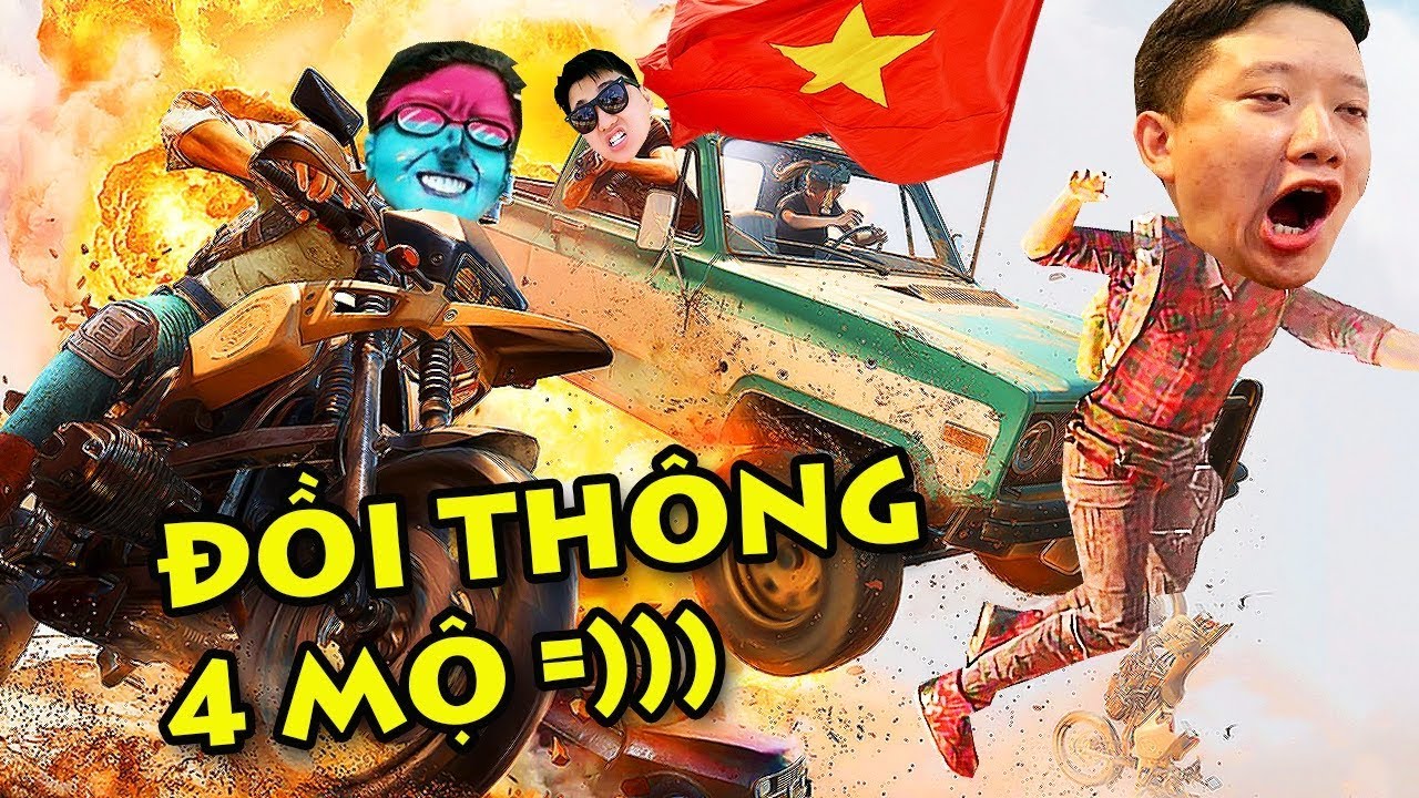 TEAM ĐỤT ĐUA XE MỪNG VIỆT NAM THẮNG SING VÀ CÁI KẾT 1 XE CLEAR 4 NGƯỜI =))))))))