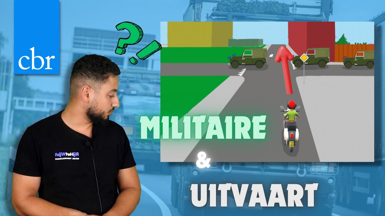 Militaire colonne & Uitvaartstoet | CBR theorie examen (2024)