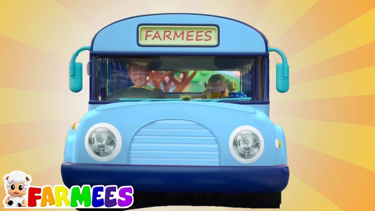 As Rodas Do &ocirc;nibus + 3D Rimas Para Crian&ccedil;as em Portugu&ecirc;s Por Farmees