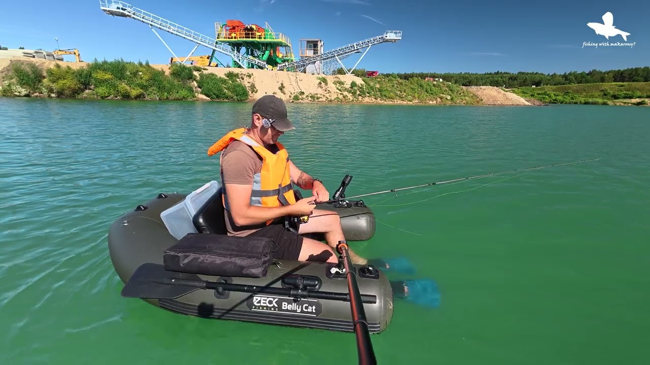 Незабываемое приключение на Belly Boat на гравийном водоёме в Польше