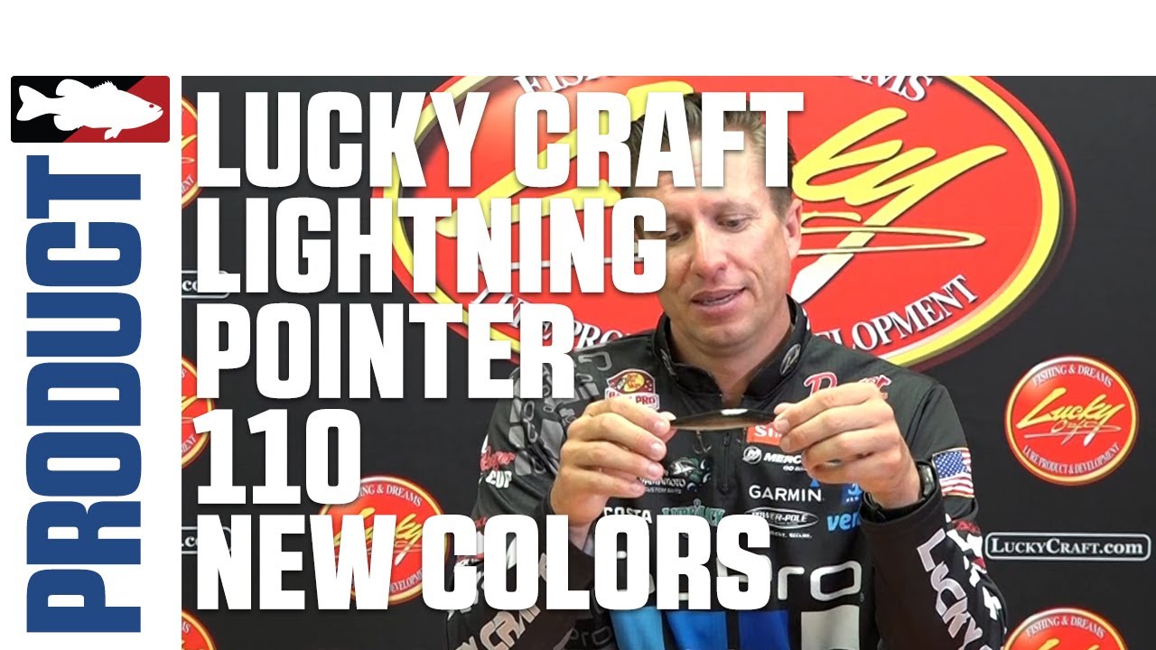Lucky Craft Lightning Pointer 110SP Jerkbait New Colors with Brent Ehrler | ICAST 2020