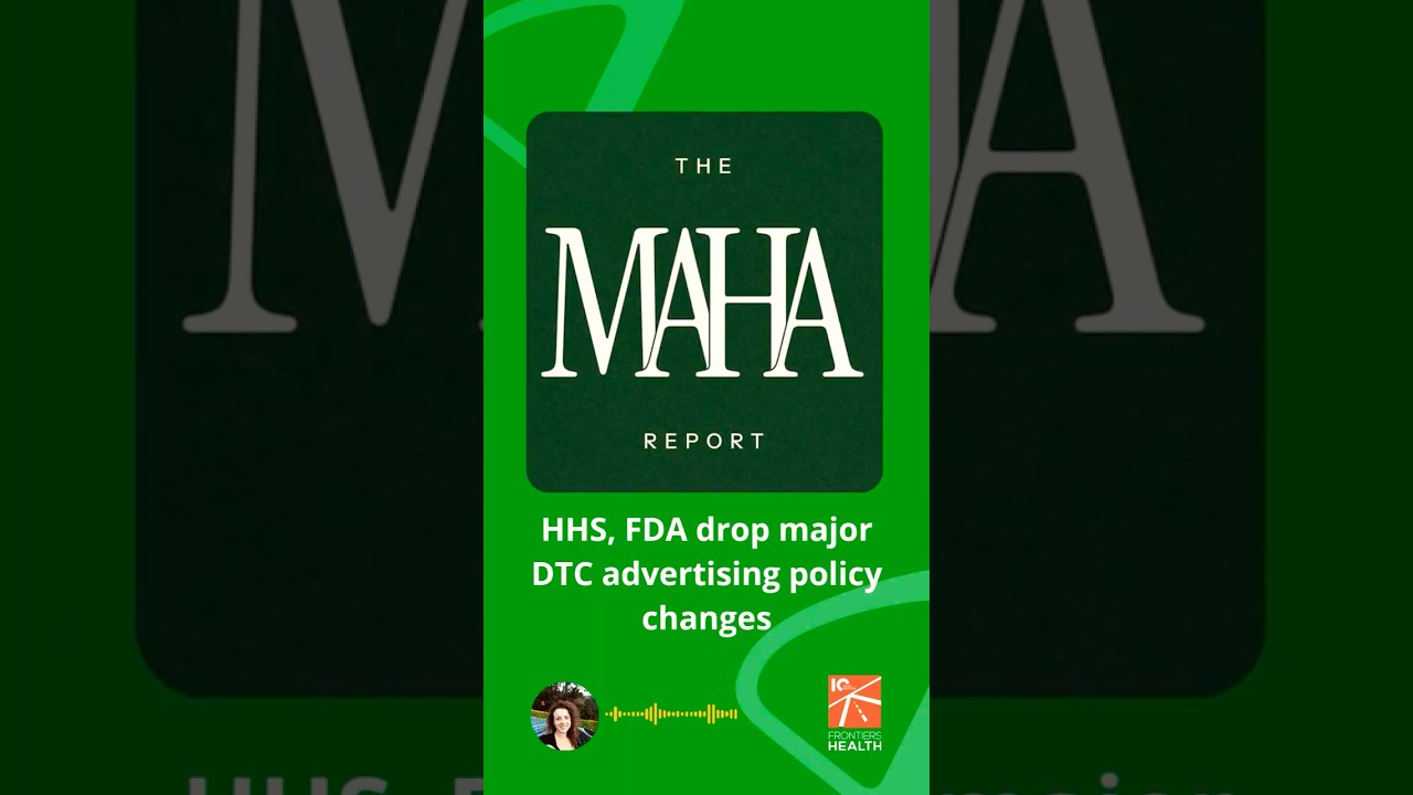 HHS, FDA drop major DTC advertising policy changes  #pharmanews #pharma #news #biotechnews