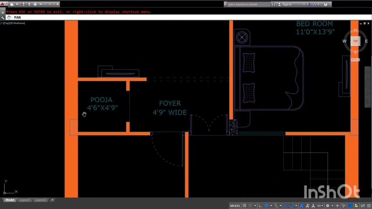 25x50 North facing 