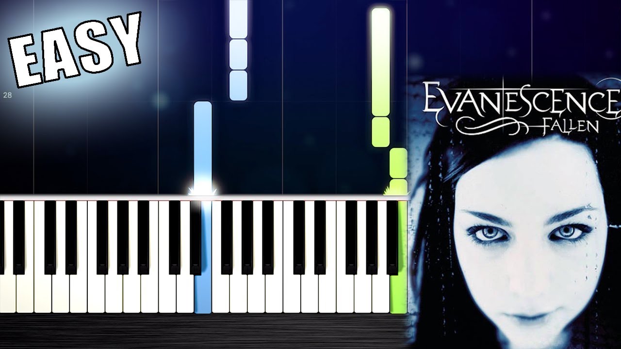 Evanescence - Bring Me To Life - EASY Piano Tutorial by PlutaX