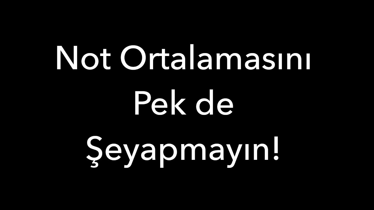 Not Ortalamasını Pek de Şeyapmayan Yazılımcı!