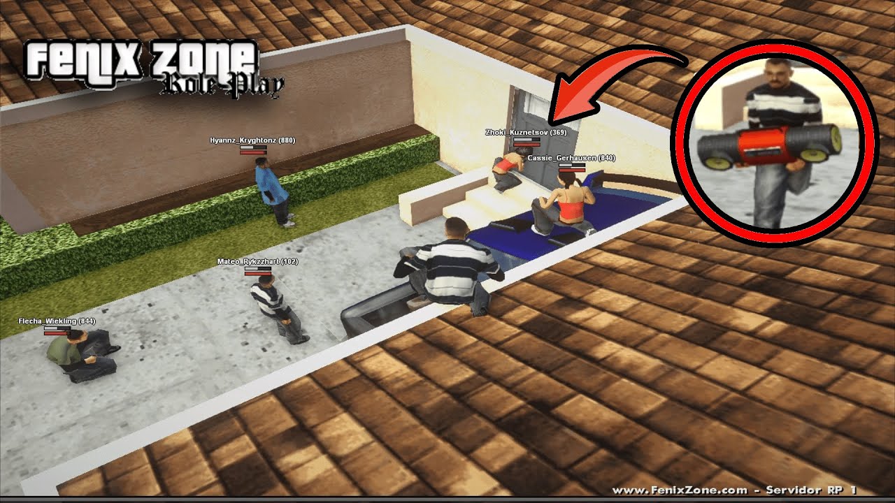 ROBANDO CASAS EN FENIXZONE (GTA ONLINE - SAMP)