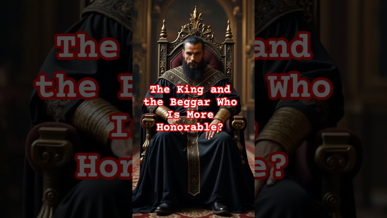 The King and the Beggar Who Is More Honorable?