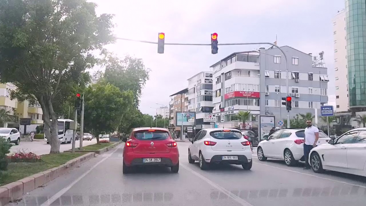 Güzeloba Kapalı Pazar - Narenciye Caddesi Arası Antalya Şehir Turu Şehiriçi Şehir Merkezi Tatil
