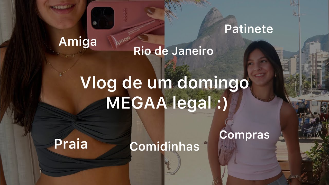 Vlog de um domingo mega legal :)