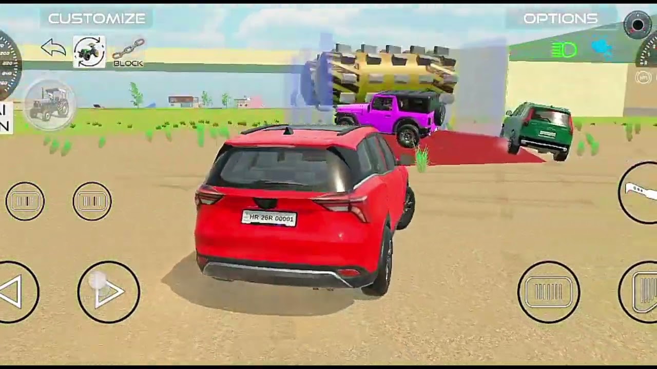 Teen Gaadiyon Ki Takkar 😱 Scorpio vs WagonR vs SUV | Epic Car Fight Game #gaming #gameplay #game 