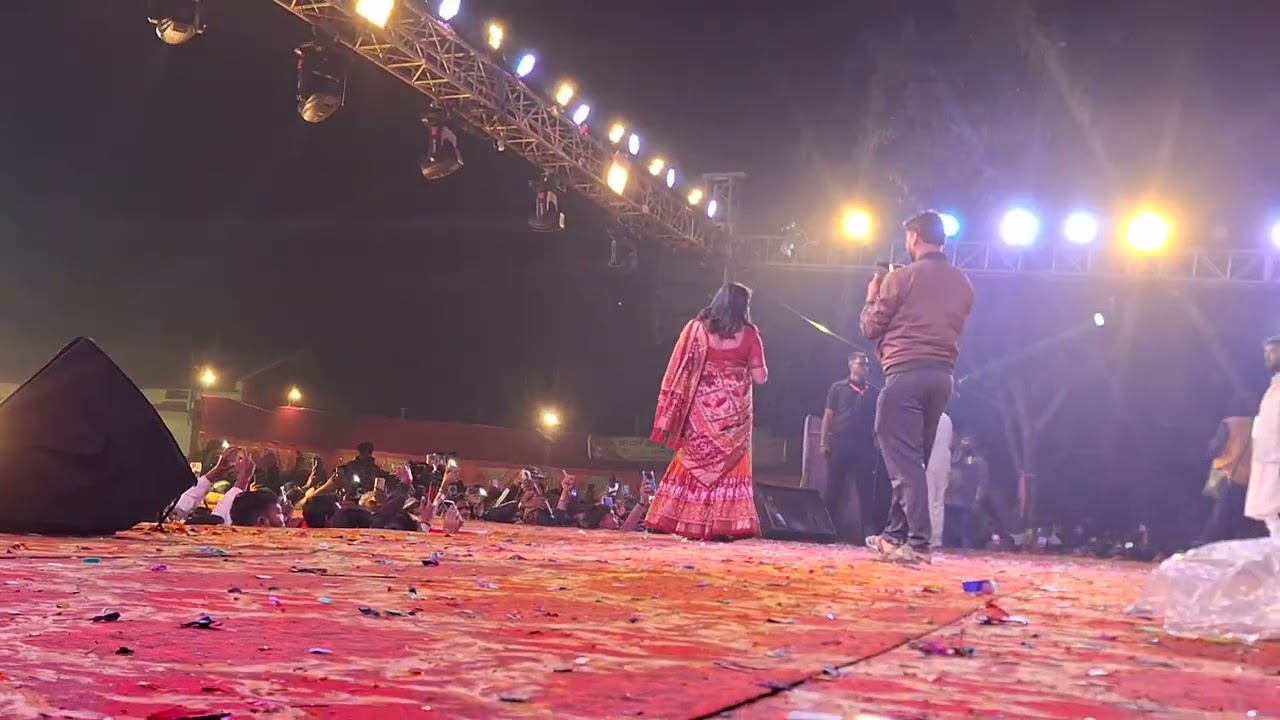 पटोरी 15.02.2026 वायरल स्टेज शो 63जोड़ी शादी में पहुंची निशा उपध्याय आर्यन बाबू खुशी ककर में हुआ  