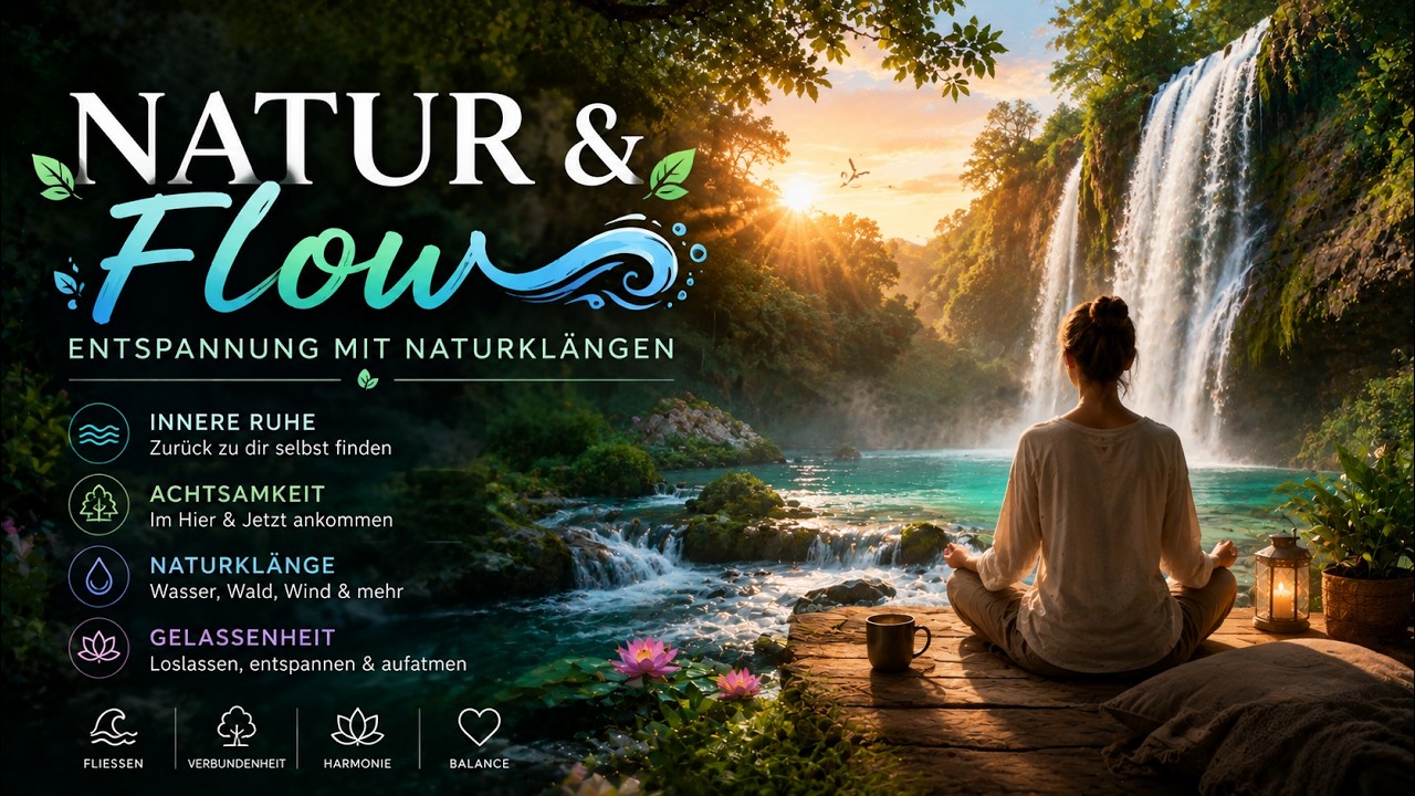 Natur & Flow 🌊 Entspannung mit Naturklängen | Innere Ruhe, Achtsamkeit & Gelassenheit