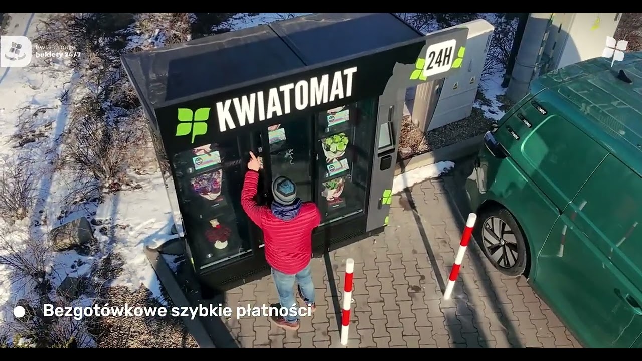 Kwiatomat, czyli bukiety 24/7 - Zielona Fabryka
