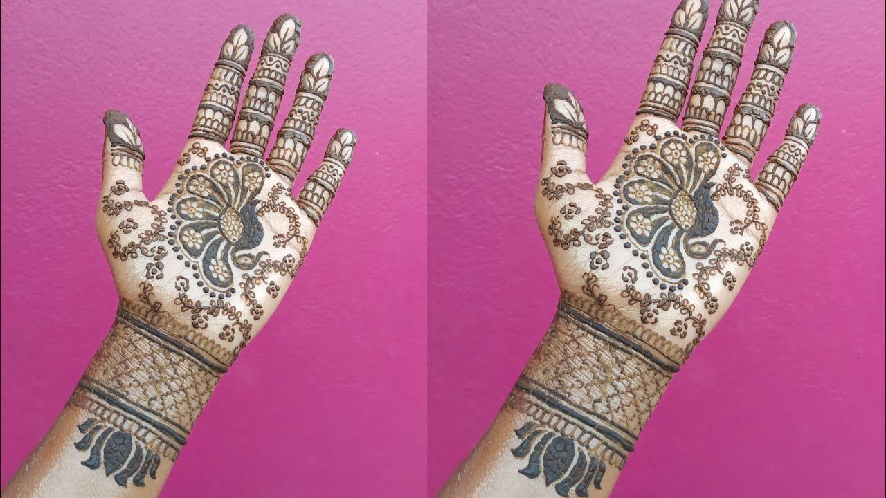Very Easy And Beautiful Mehndi Design For Begginers Step By Step| Subscribe for more|#mehndi 