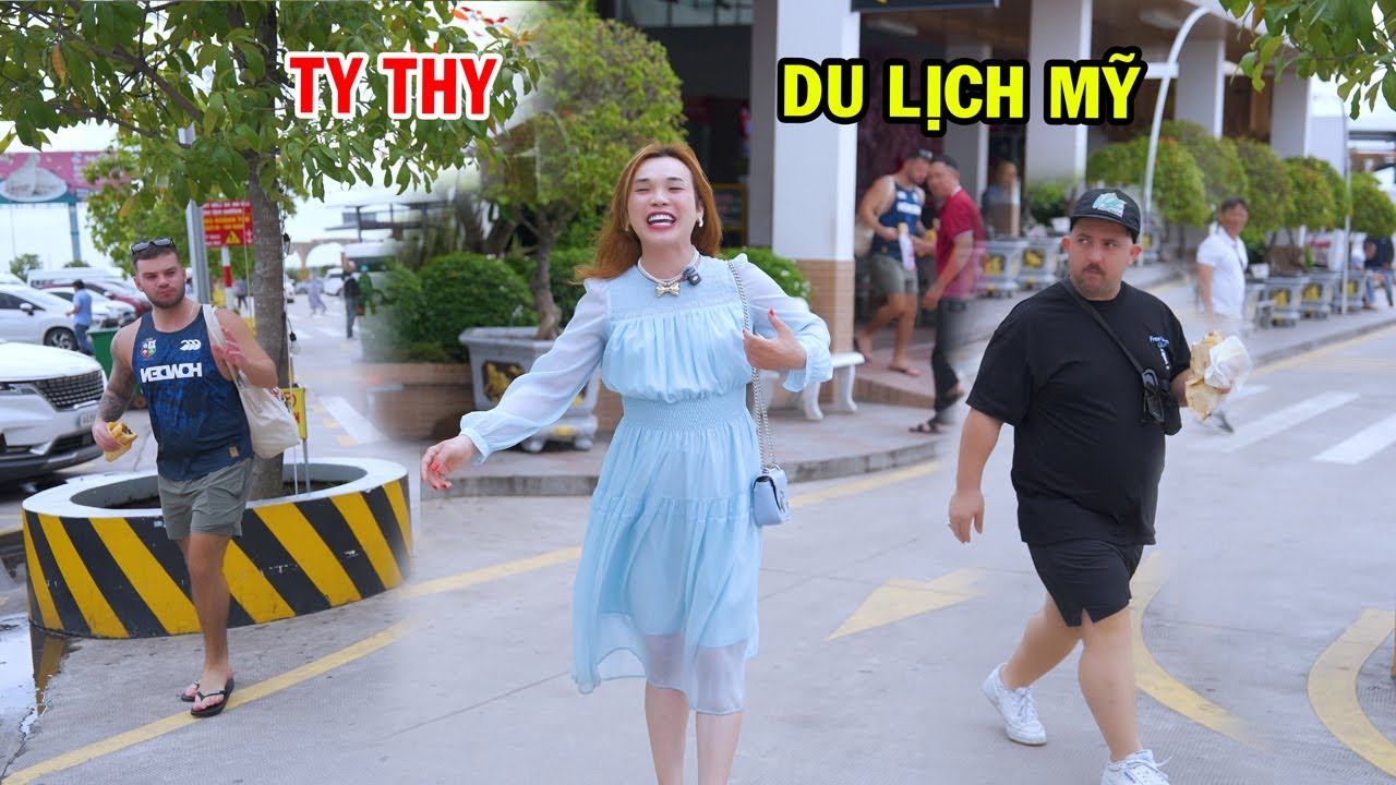 Ty Thy du lịch Mỹ gh&eacute; trại l&agrave;m mật ong - Ty Thy Vlog Gỏi đu đủ