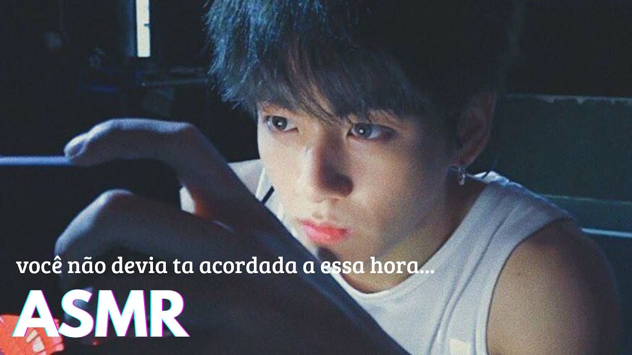 [Asmr JUNGKOOK] te colocando pra dormir🔥