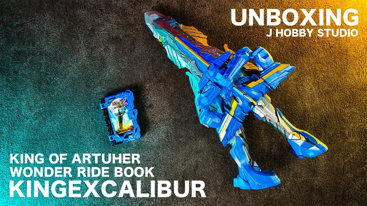 Kamen Rider Saber DX Kingexcalibur and King of Arthur Wonder Ride Book / ASMR Unboxing Henshin Sound