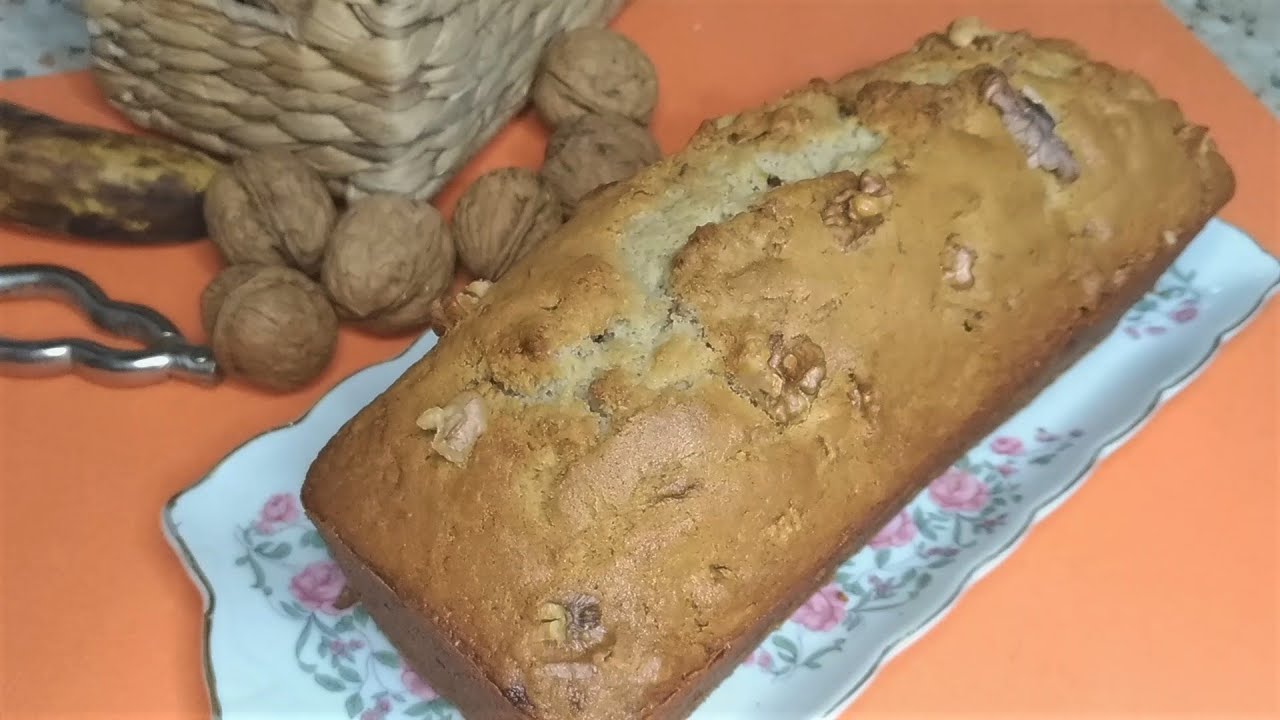 Muzlu ve cevizli kek - Kolay ve lezzetli  - Banana loaf