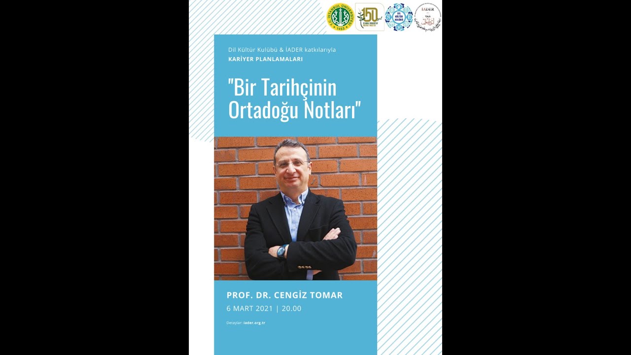 Kariyer Planlamaları 1 - Prof  Dr  Cengiz TOMAR &ldquo;  - Bir Tarih&ccedil;inin Ortadoğu Notları&rdquo;