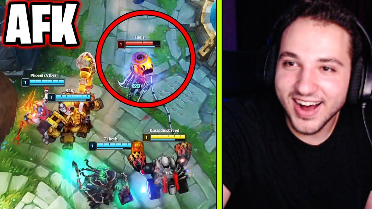 AFK ADAMI KENDİ BASEMİZE KADAR ÇEKTİK 🤣🤣 | 5 ÇEKEN ŞAMPİYON İLE URF | KassadinsCreed