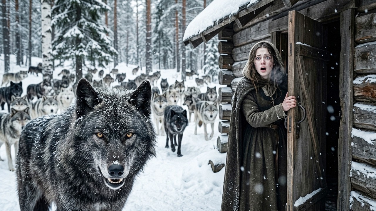 Omega Shelters 25 Freezing Wolves — Next Morning, The Lycan King's Wolves Stops Outside Her Door