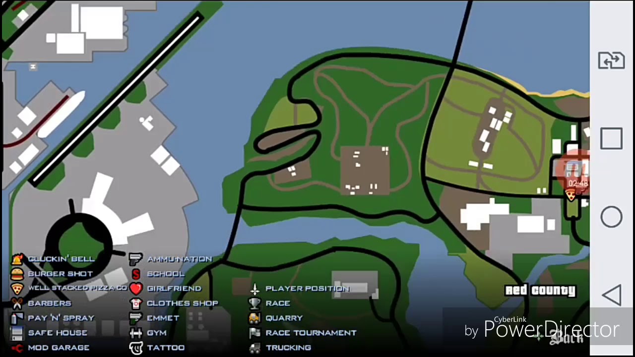 Localização das namoradas do CJ! (GTA SA ANDROID)