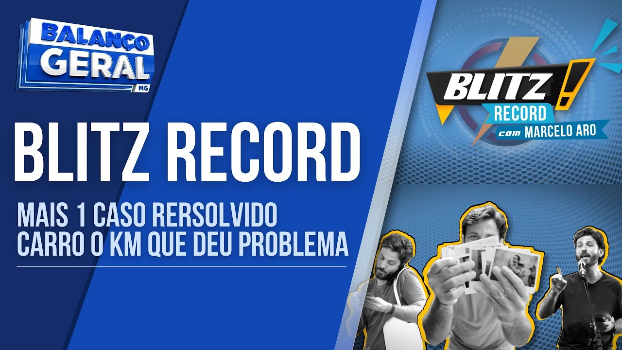 BLITZ RECORD: CASAL RECEBE MAIS DE R$ 100 MIL REAIS APÓS CARRO APRESENTAR DEFEITO