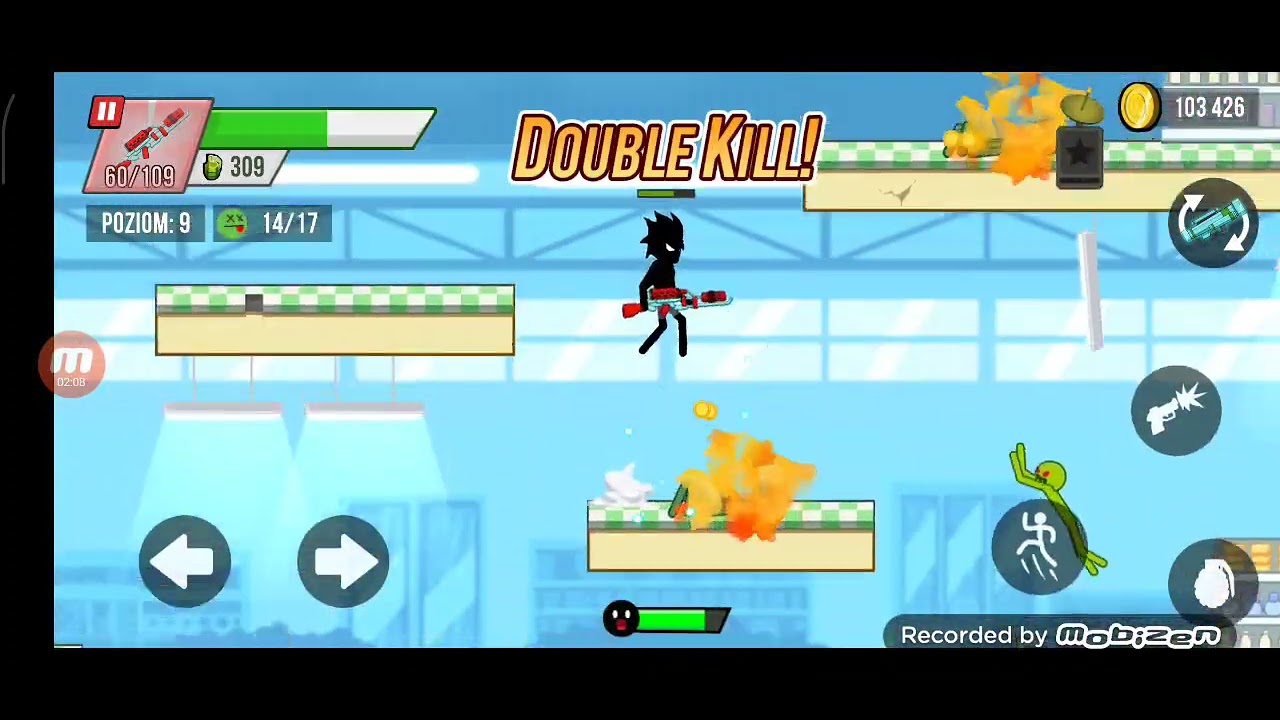 Stickman zombie gra popularna na telefon