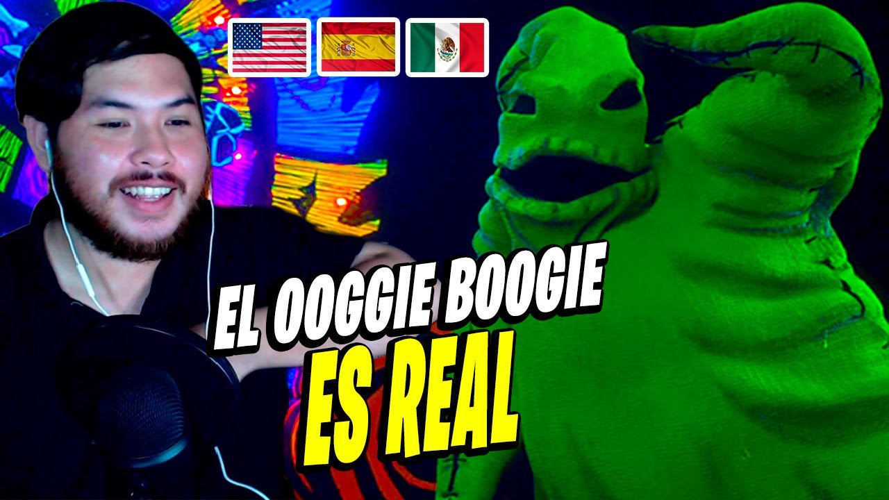 Reacción a la canción del Oogie Boogie Man | El extraño mundo de Jack doblaje latino vs castellano