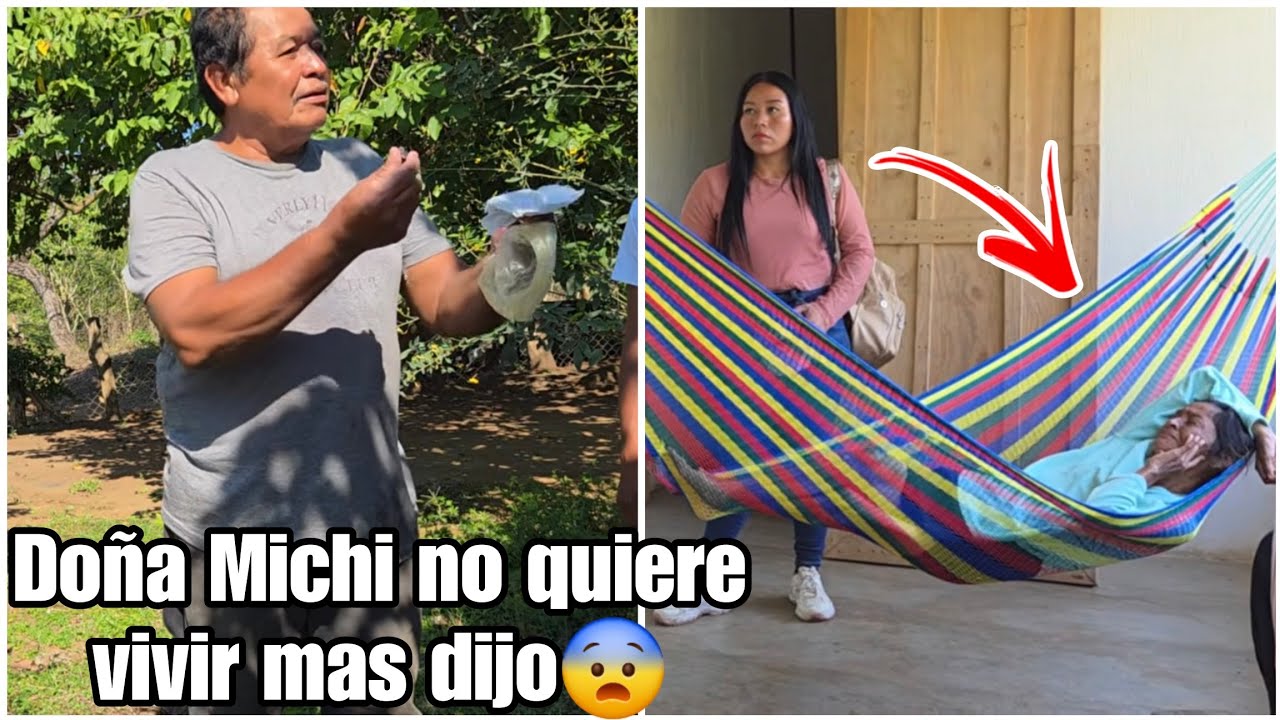 Doña Michi gritaba del dolor ya no quiere sufr1r mas dijo|Don Lino todo esto le da de medicina😨