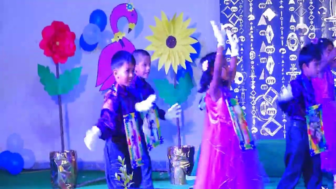 Ukg kids Amma theme song dance performance #annualdaycelebbrations2025-26 @VernonschoolBeeramguda