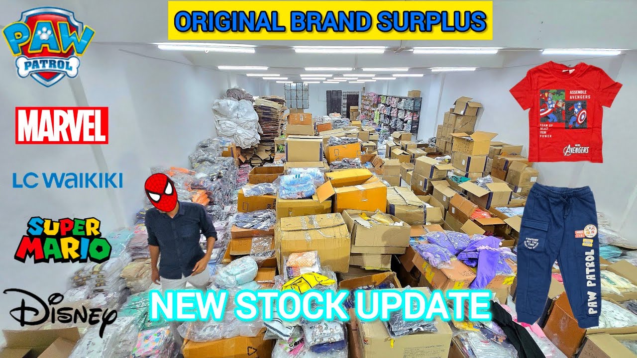 Biggest Original Export Surplus & Imported Kids Wear Wholesaler In Mumbai / Charu Exports