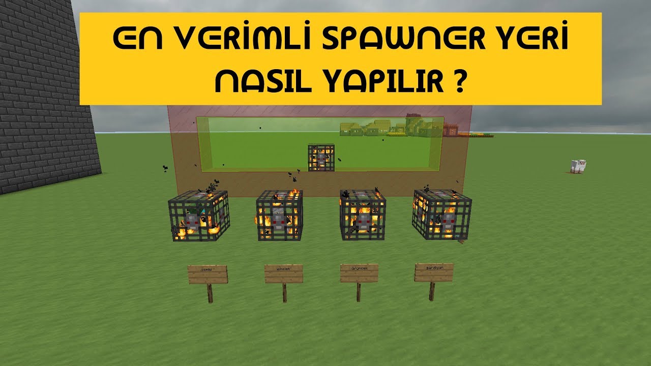 EN VERİMLİ SPAWNER YERİ NASIL YAPILI VE EN VERİMLİ SPAWNER  HANGİSİ - SONOYUNCU TİTANYUM