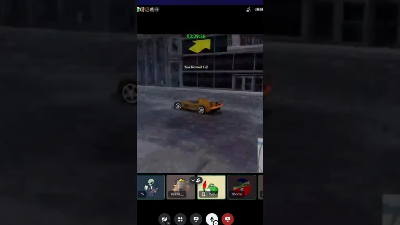 VJ wins while drunk!😂🍻#discord #automobile #midtownmadness #funny #multiplayer #win #retrogaming