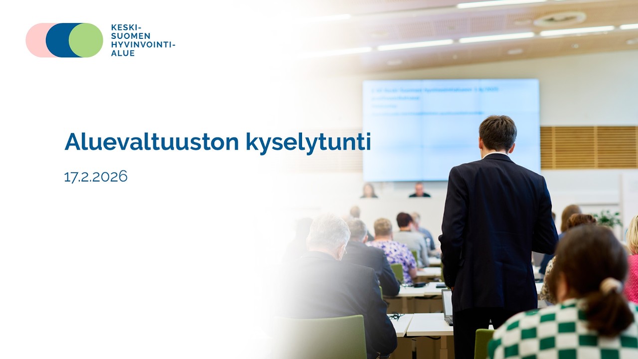 Aluevaltuuston kyselytunti 17.2.2026.