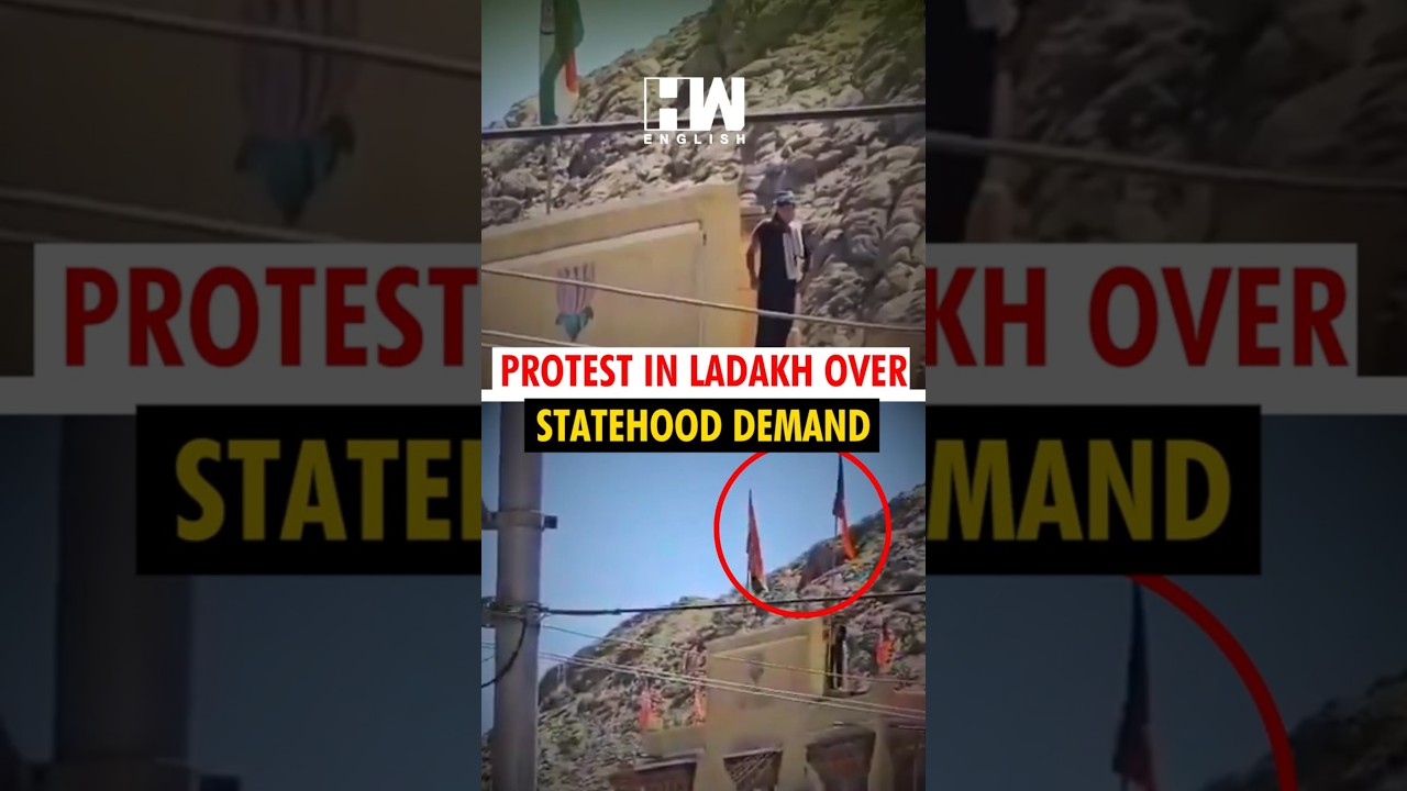 #Shorts | Ladakh: BJP&rsquo;s Leh office attacked as protest erupts over demand for statehood
