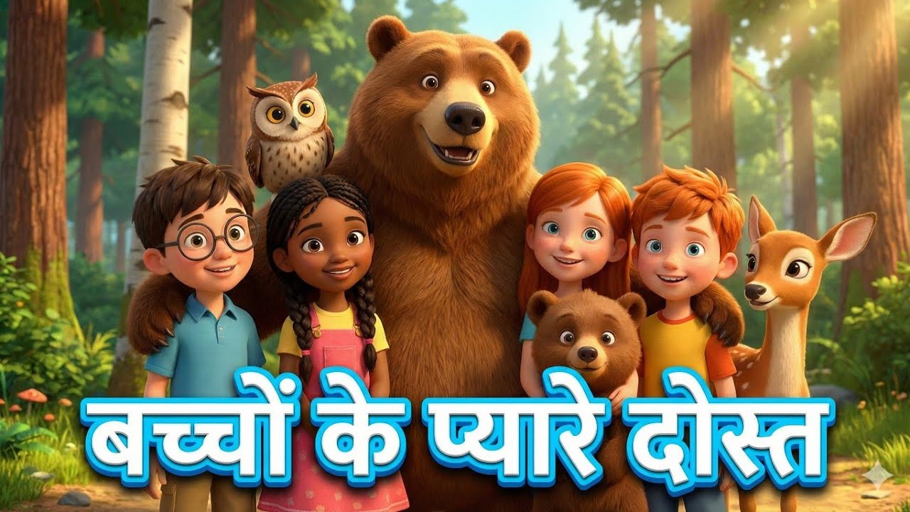 Cute Kids Enjoying in Butterfly Garden 🌼 | Fun Cartoon for Children