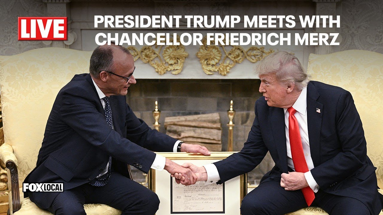 LIVE: President Trump meets with Chancellor of Germany Friedrich Merz