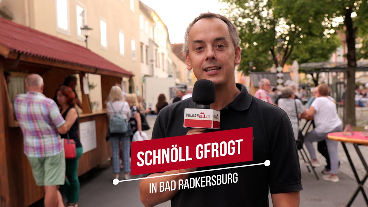 Schnöll gfrogt beim Flanieren und Radieren in Bad Radkersburg | Styria | Austria | vulkantv.at