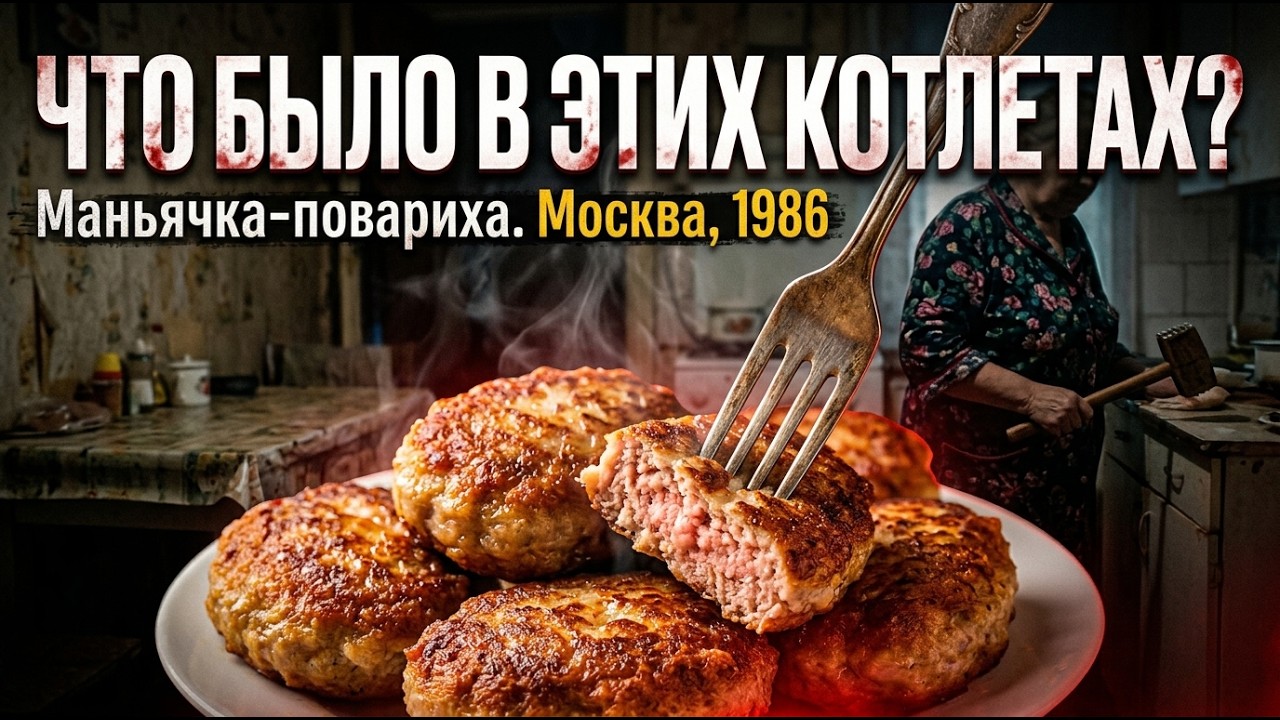 Она жарила котлеты… из ЛЮДЕЙ! Реальная история маньячки Москва 1986. Тру крайм