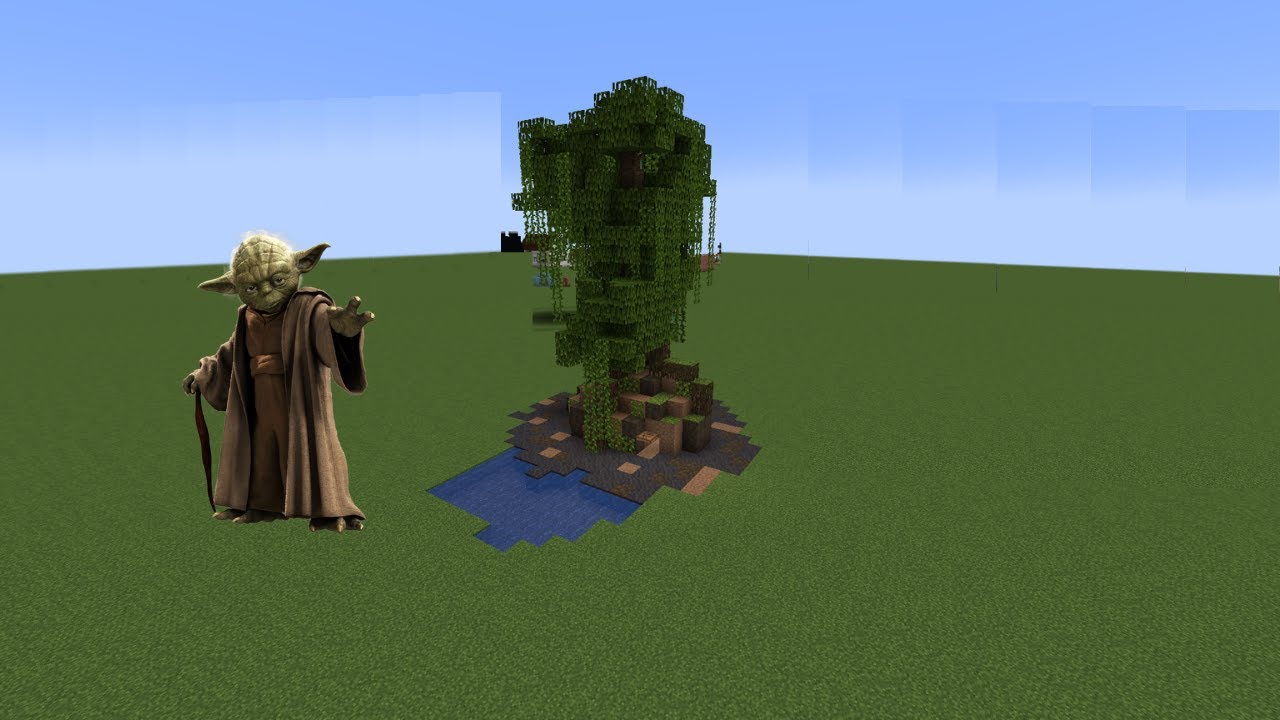 How to Build Yoda's Hut in Minecraft | Tutorial