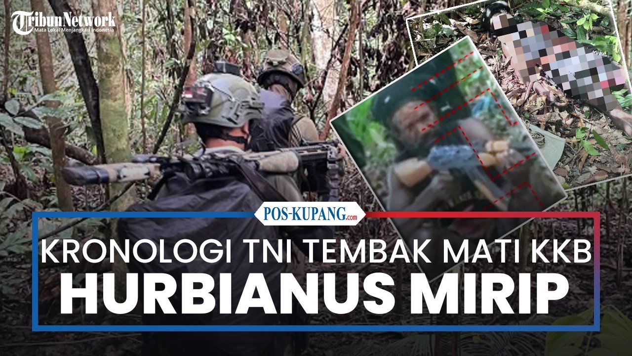 Kronologi TNI Tembak Mati DPO KKB Hurbianus Mirip di Nabire