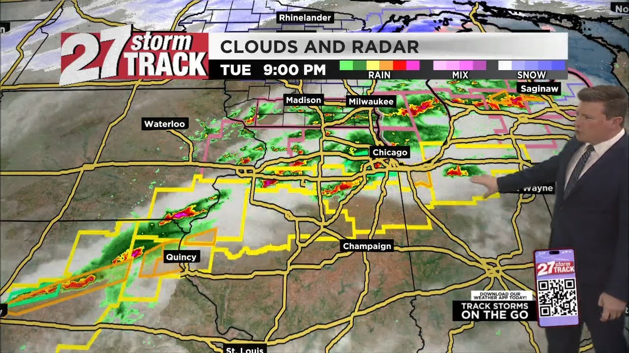 Ливни и грозы сменяются зимней погодой.