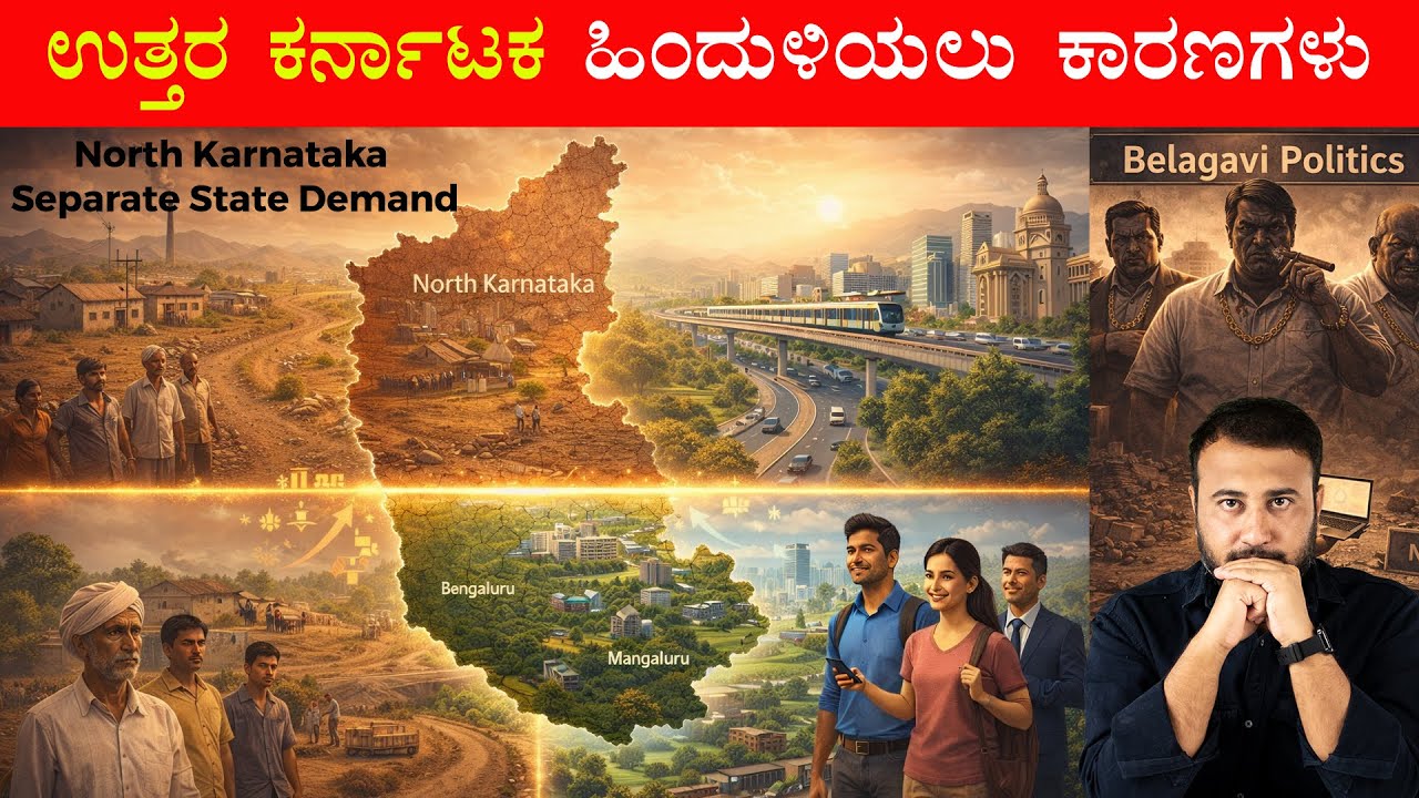 Reasons Why North Karnataka Lags Behind in Development | North Karnataka Separate State Demand